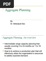 Aggregate Planning: by Dr. Debadyuti Das