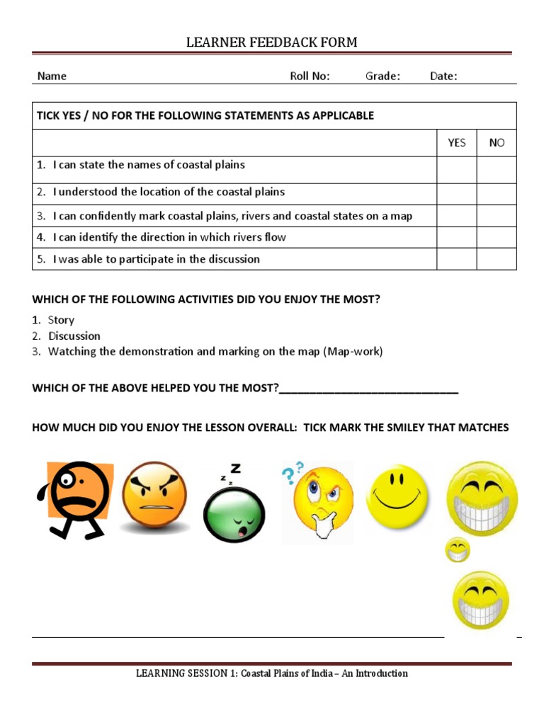 Feedback 1 | PDF | Language Arts & Discipline