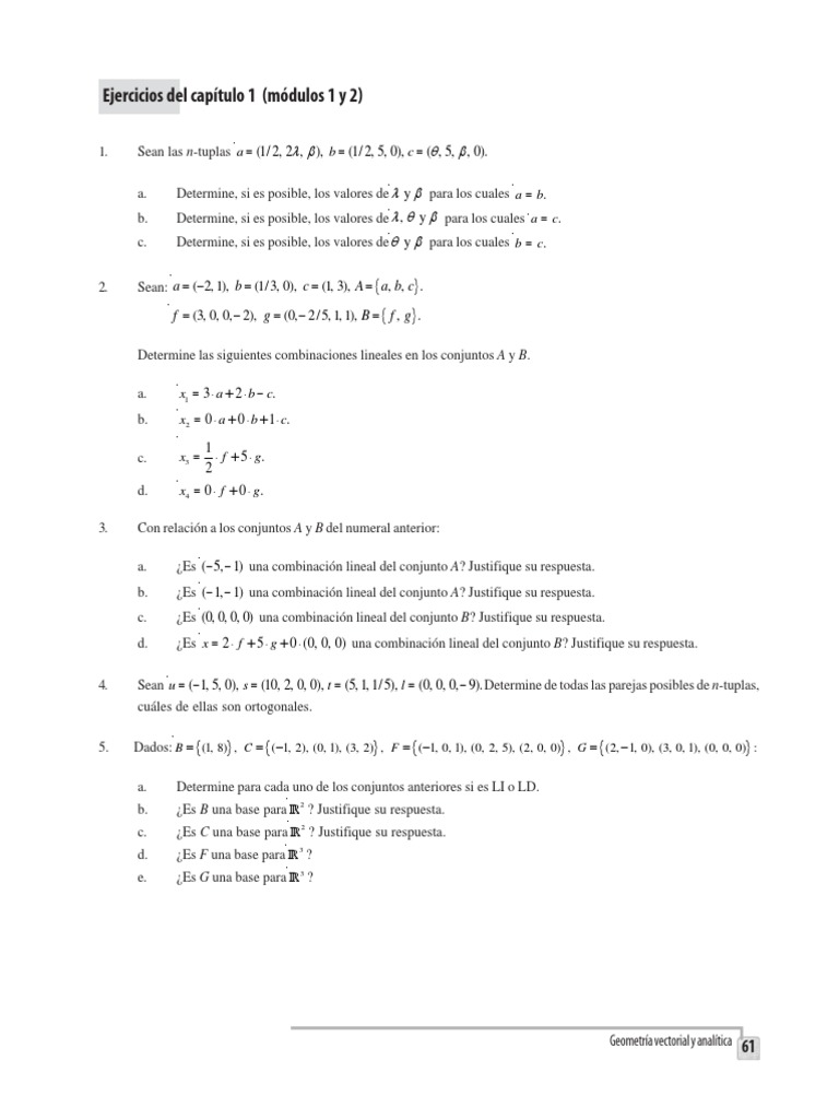 Ejercicios Modulo 1 Al 2 | PDF | Álgebra | Enseñanza de matemática