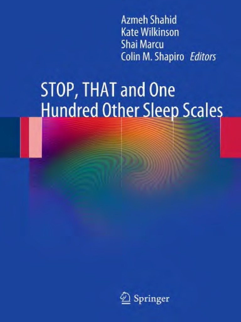 Sleep Instruments Book | PDF | Insomnia | Sleep Disorder