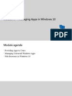 Module 04: Managing Apps in Windows 10