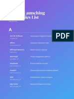 Career-Launching Companies List: Act-On Software Affirm Affirmed Networks Alienvault Amplitude Anaplan Anki App Annie