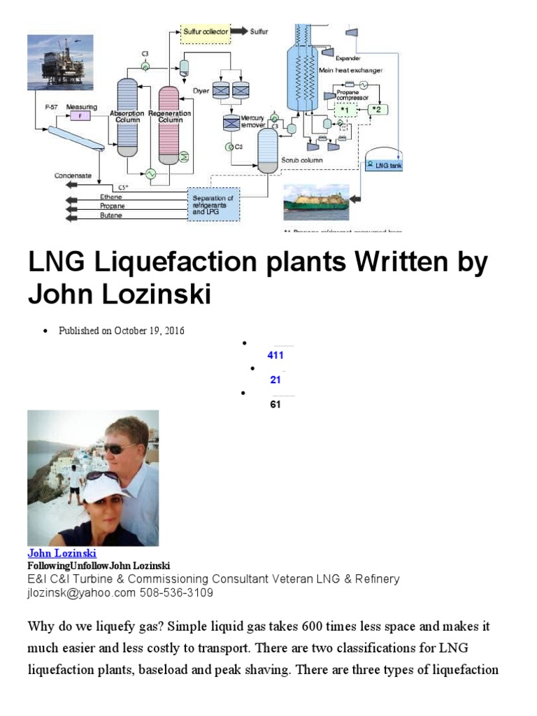 Overview of LNG Liquefaction Plants | PDF | Liquefied Natural Gas ...