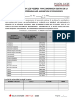 Formato A - Acta para Conformacion de La Comision Electoral Municipal Digital