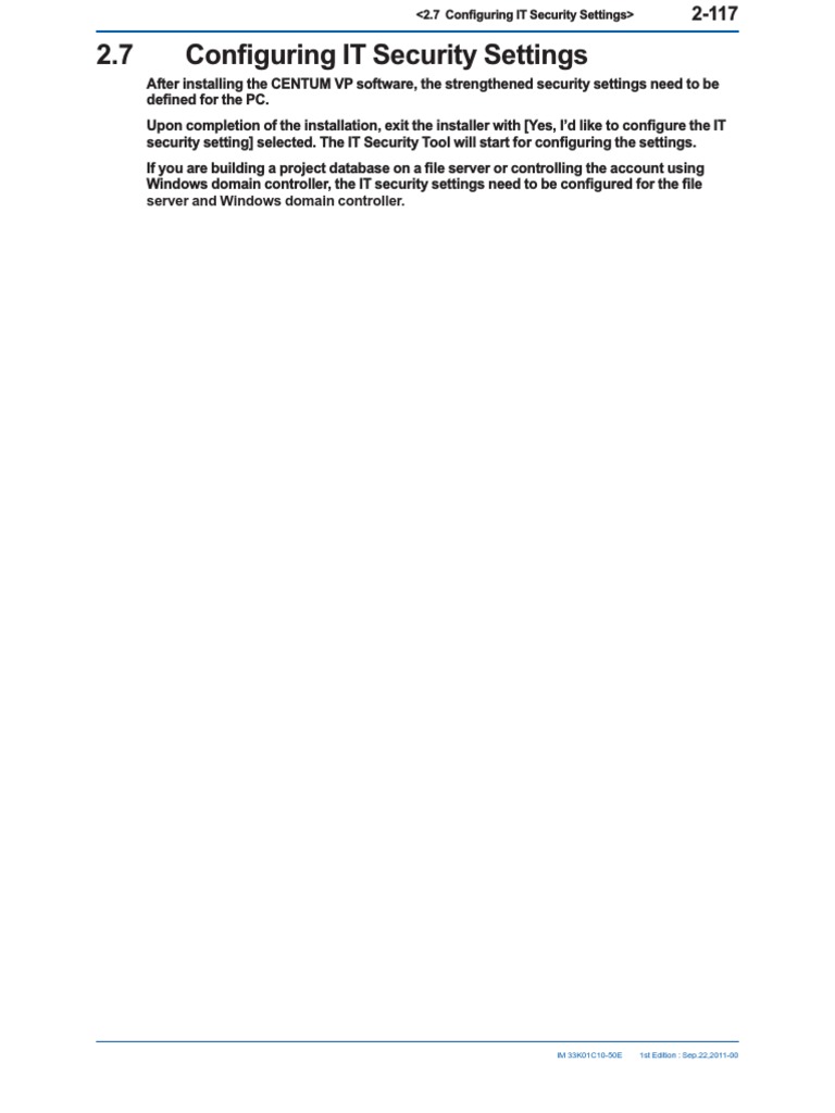 IT Security Settings Configuration Guide | PDF | Windows Registry ...