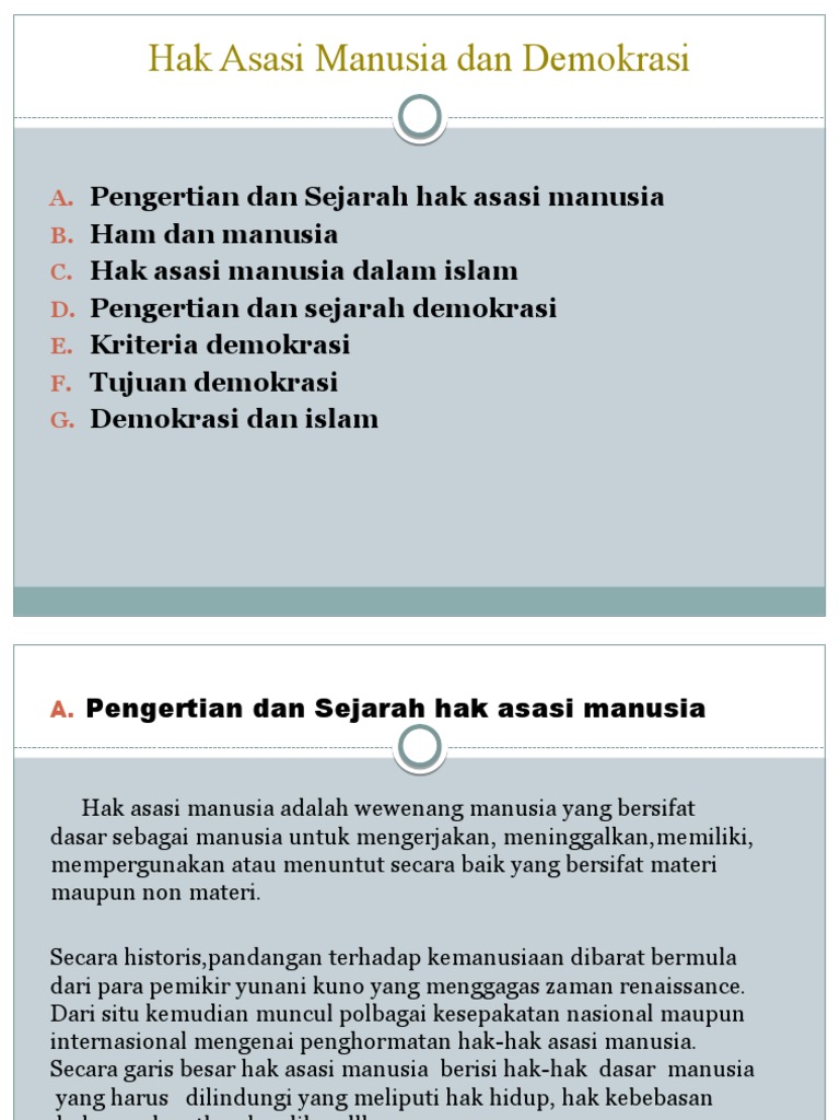 Hak Asasi Manusia Dan Demokrasi Pdf