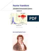 Fourier Transform of a Voice Signal