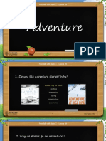 Adventure: Free Talk With Topic - Lesson 39