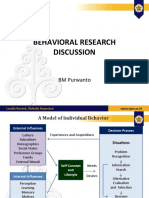 Behavioral Research Discussion MD