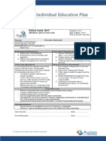 Example Individual Education Plan