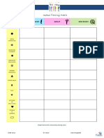 First Steps For Autism Planning Matrix