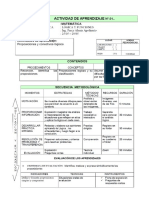 SESIÓN DE APRENDIZAJE