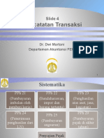 Slide 4 Pencatatan Transaksi