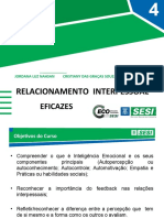 Formação em Liderança Formação de Equipes Eficazes: Relacionamento Interpessoal