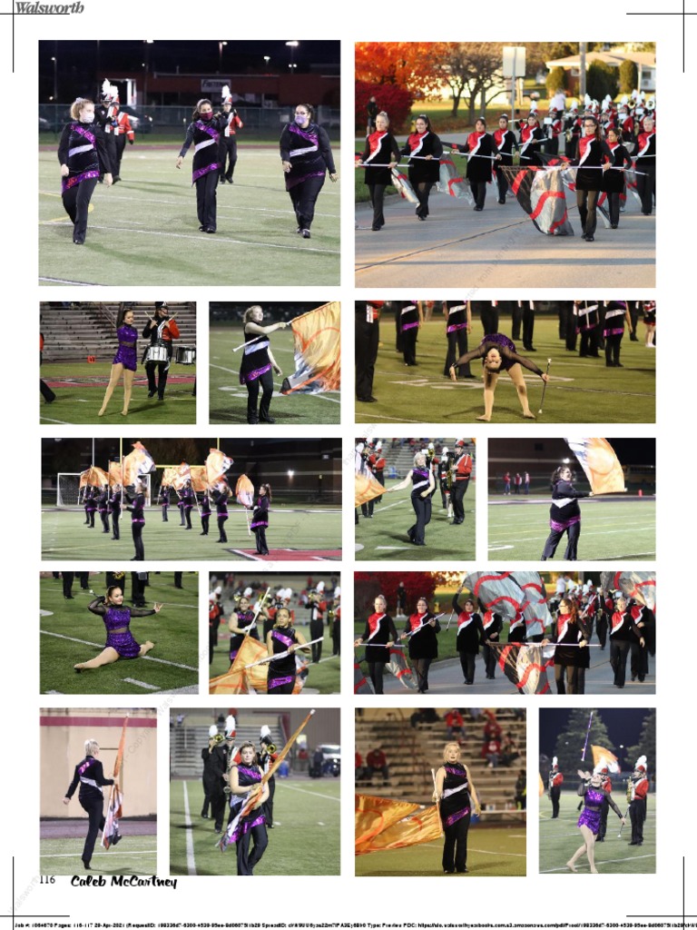 Marching Band Year Book Page 2 PDF