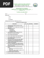 Pap Smear Checklist | PDF | Vagina | Sexual Anatomy