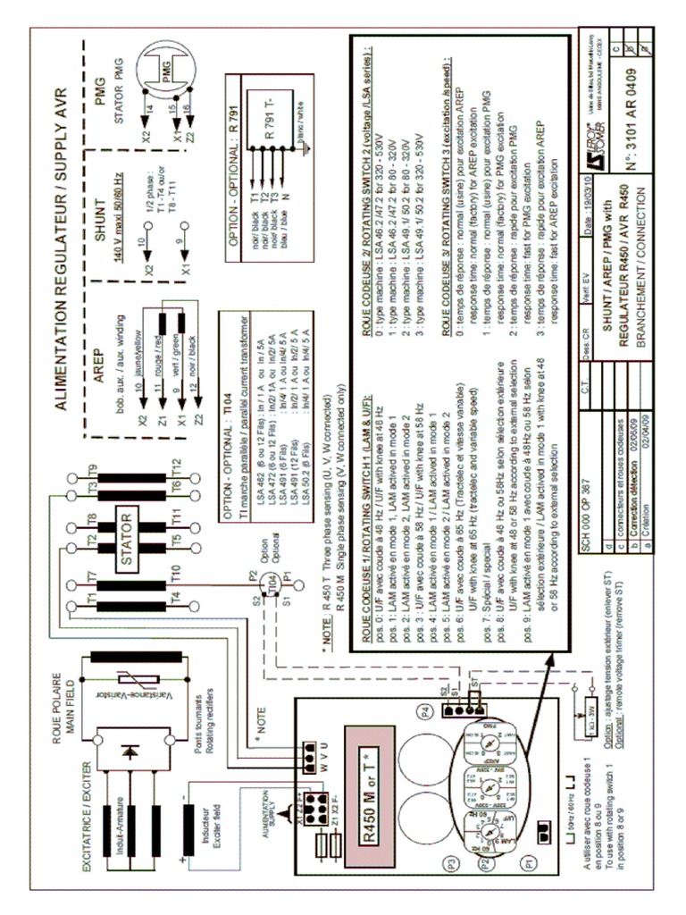 AVR R450 Wiring Diagram | PDF