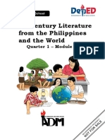 21st Century Literature From The Philippines and The World: Quarter 1 - Module 4