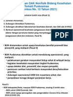 Juknis Penggunaan DAK Nonfisik Bidang Kesehatan Terkait Puskesmas (Permenkes No. 12 Tahun 2021)