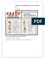 20 Langue II - Faire des courses alimentaires