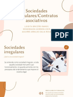 6.6. Sociedades Irregulares - Contratos Asociativos