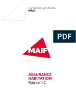 Contrat Garantie Assurance Habitation MAIF