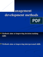 Management Development Methods