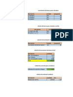 Calzaduras Excel