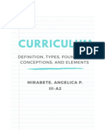 Mirabete, Angelica P. III-A2, Curriculum