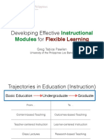 Instructional Modules: Developing Effective For