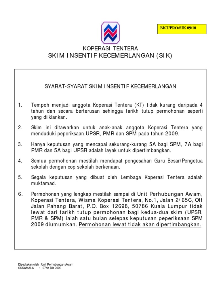 Koperasi Tentera Kuala Lumpur - Afiit