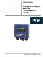 FLR Ultrasonic Flowmeter Flow Transmitter M-Flow PW