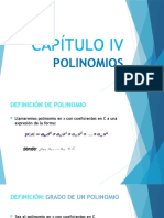 Capítulo Iv - Polinomios