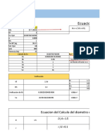 Formulas para Diseño