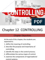 Chapter 12 CONTROLLING