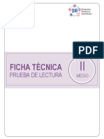 Ficha Tecnica Prueba Lectura II MEDIO