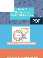 Grade 2 Mathematics CHAPTER 15: Time