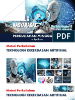 Materi - 03 Kecerdasan Artifisial - Teknologi Kecerdasan Artifisial - Ver-01