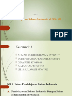 Pembelajaran Bahasa Indonesia di SD/MI