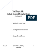 Yates' Chapter 6, 10: Stochastic Processes & Stochastic Filtering