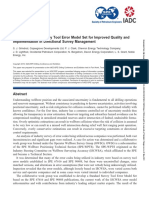 IADC/SPE-178843-MS OWSG Standard Survey Tool Error Model Set For Improved Quality and Implementation in Directional Survey Management