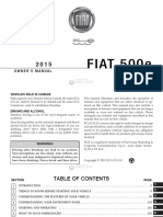 FIAT 500e: Owner'S Manual