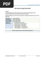60% Design Package Deliverables Guide | PDF | Design | Economic Sectors