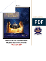 Book Review of Differential Equations with Modeling Applications