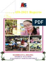 S.Y. 2020-2021 Reports: Mobile Teacher Palompon North District