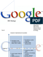 HR Strategy: by Rytis Tamulenas, Mihail Kolev, Nitin Keshav, Roberto Salcedo, Sudarshan Venu, & Yi Wang