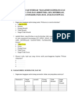 Kuesioner Evaluasi Webinar