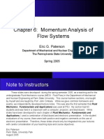 Chapter 6: Momentum Analysis of Flow Systems: Eric G. Paterson
