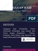 Gangguan Haid - PPT Yudis