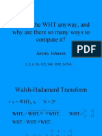 What Is The WHT Anyway, and Why Are There So Many Ways To Compute It?